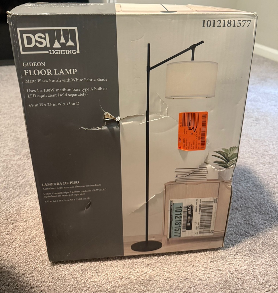 DSI LIGHTING GIDEON FLOOR LAMP