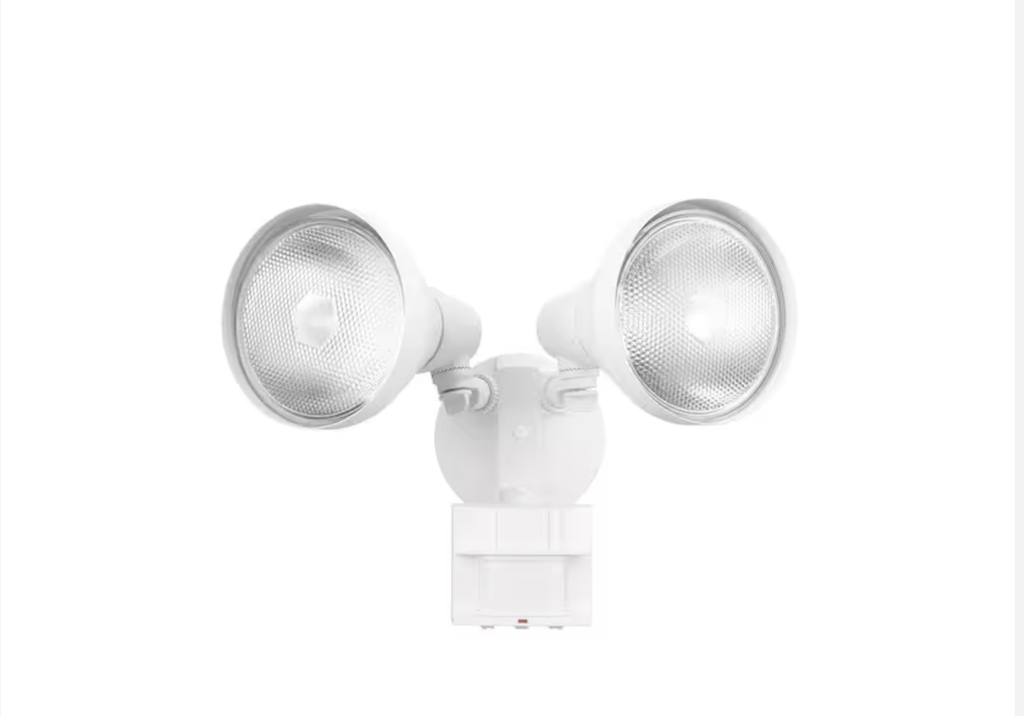 Defiant PAR 180° White Motion Sensing Security Light Wired Outdo